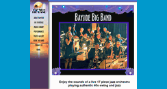 Desktop Screenshot of baysidebigband.com