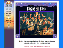 Tablet Screenshot of baysidebigband.com